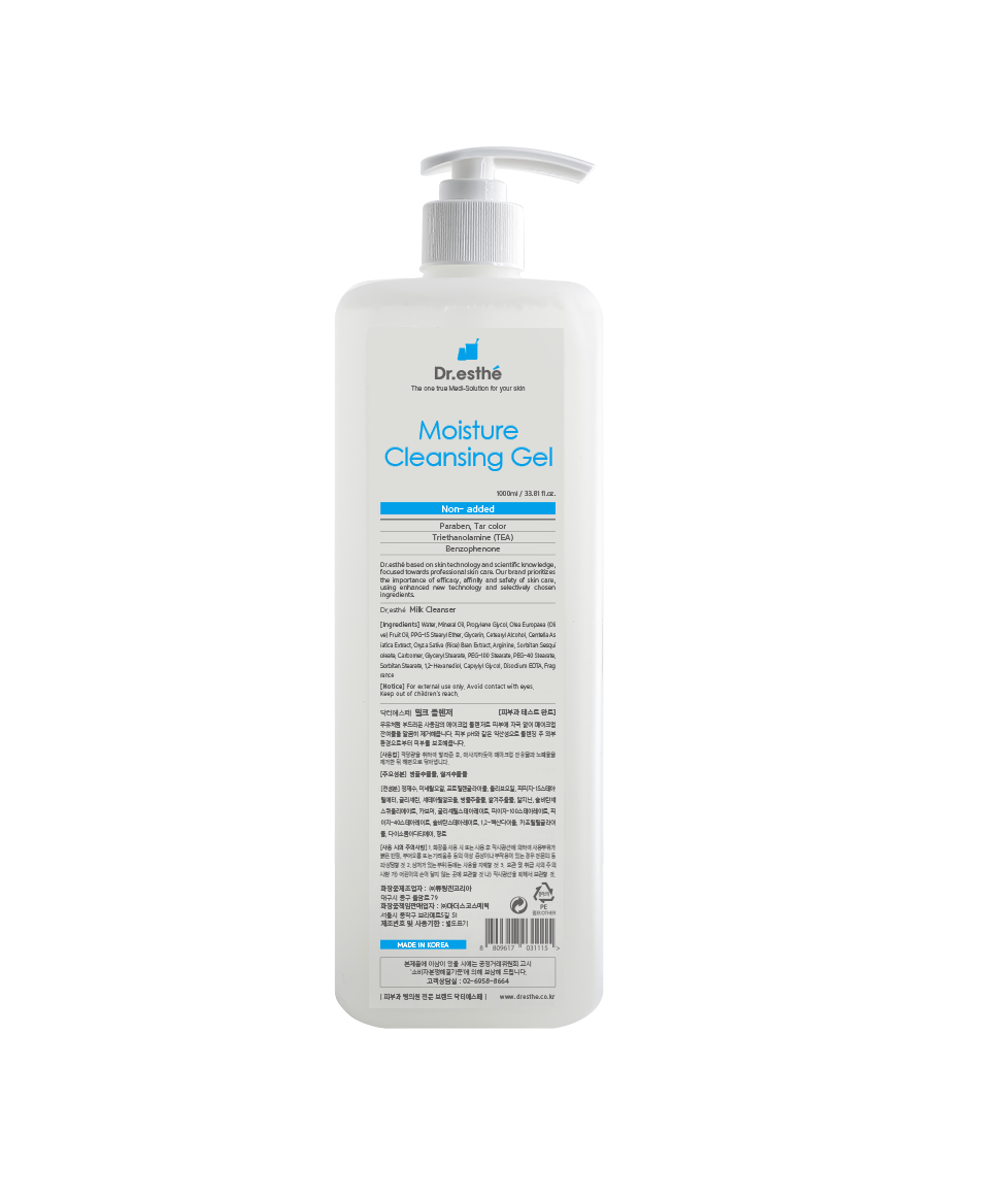 Moisture Cleansing Gel 1000mL – Dr.Esthe USA